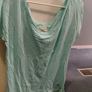Light blue green shirt